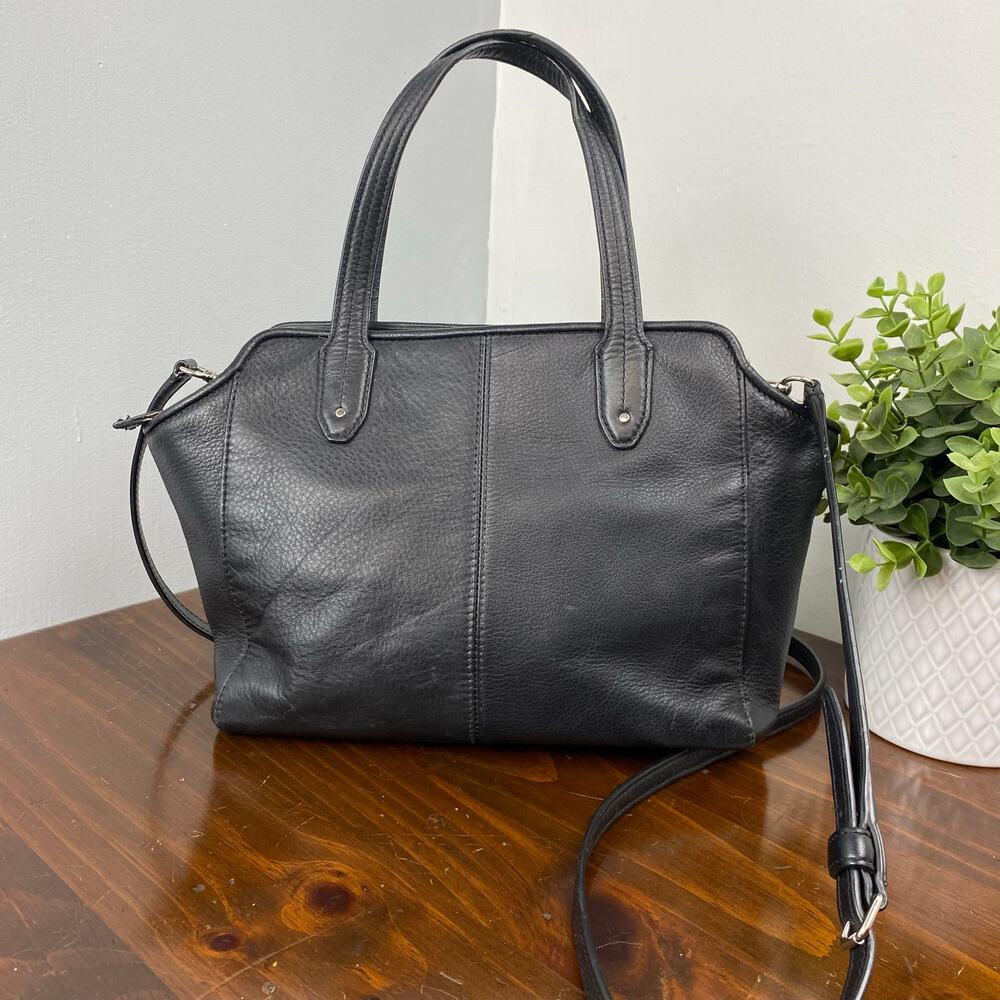 Coach Taylor Black Leather Bette Mini Tote Cross Body Handbag F32944 - Picture 3 of 14